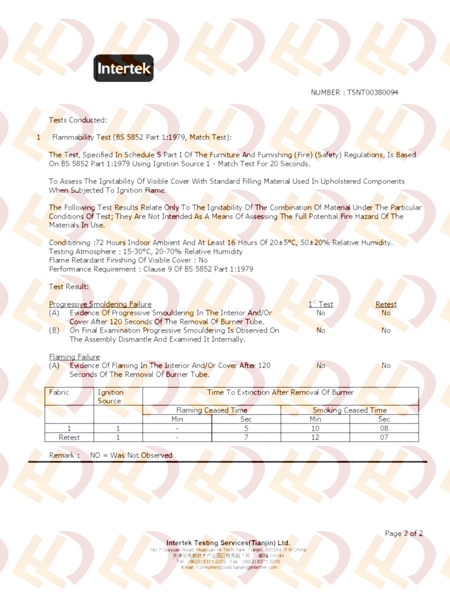 BS5852測(cè)試報(bào)告